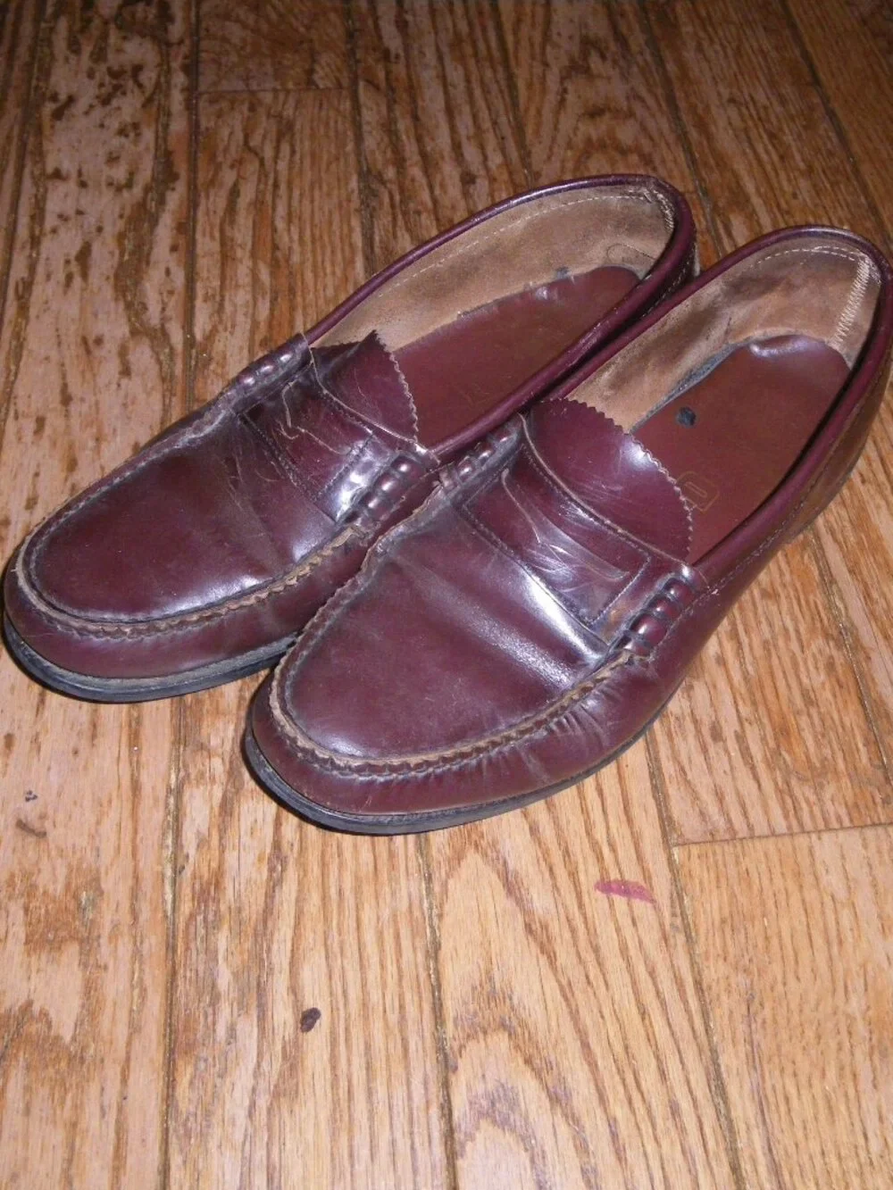 Vintage Men’s Dexter USA Brown Leather Slip On Loafers Dress Shoes